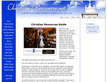 Tablet Screenshot of christian-resources.net